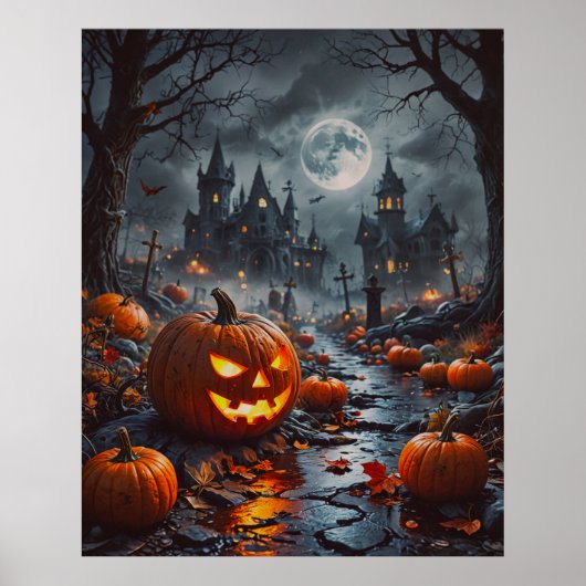ハロウィンポスター ポスター (正面)
