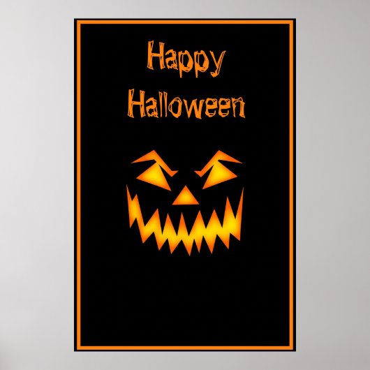 ハロウィンポスター ポスター (正面)