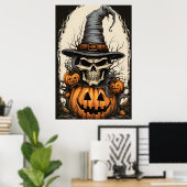ハロウィンポスター ポスター (ホームオフィス)