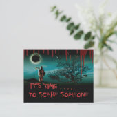 ハロウィンポストカーカスタマイズド –  シーズンポストカード (スタンド正面)