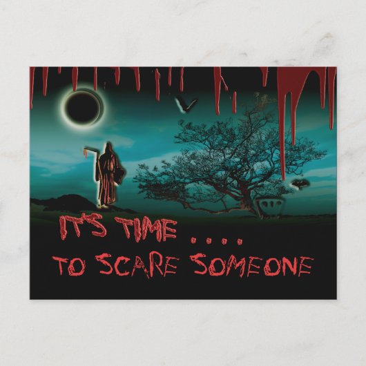 ハロウィンポストカーカスタマイズド –  シーズンポストカード (正面)