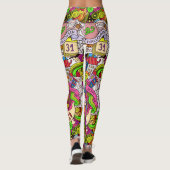 ハロウィンポップ・アートのファッションレギンス レギンス (裏面)