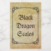 ハロウィンポーションの成分 フードラベル (シングルラベル)