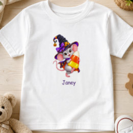 ハロウィンマウス キャンディコーンカスタム トドラーTシャツ