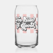 ハロウィンマグをスプックするには可愛すぎる、秋ハロウィーン ガラス缶 (正面)