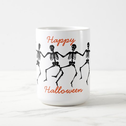 ハロウィンマグカップ/スケルトン コーヒーマグカップ (中央)