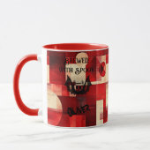 ハロウィンマグ不気味-こうもりはスポックで醸造 マグカップ (左)