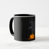 ハロウィンマグ お化け スモーク ユニーク スプーキー コーヒー カップ (正面左)