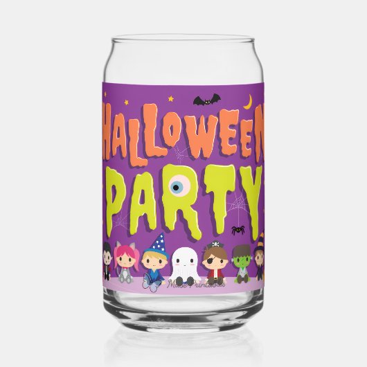 ハロウィンマグ ガラス缶 (正面)
