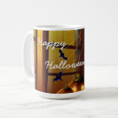 ハロウィンマグ/幽霊とカボチャ コーヒーマグカップ (正面左)