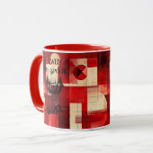 ハロウィンマグ - 怖いバットで醸造された恐怖 マグカップ (正面左)