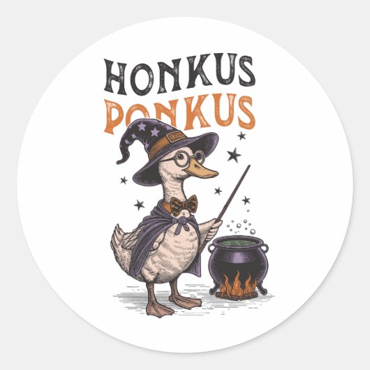 ハロウィンマザーグース ラウンドシール (正面)