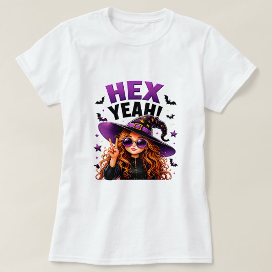 ハロウィンマジックウィッチの引用 Tシャツ (デザイン正面)