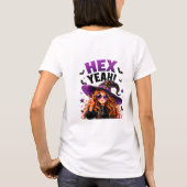 ハロウィンマジックウィッチの引用 Tシャツ (裏面)