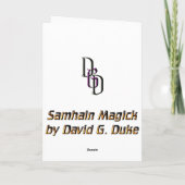 ハロウィンマジック カード (裏面)