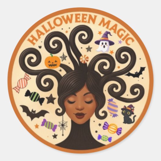 ハロウィンマジック ラウンドシール (正面)