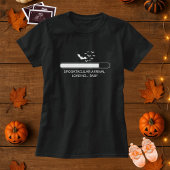 ハロウィンマタニティ ローディング進行中の赤ちゃん Tシャツ