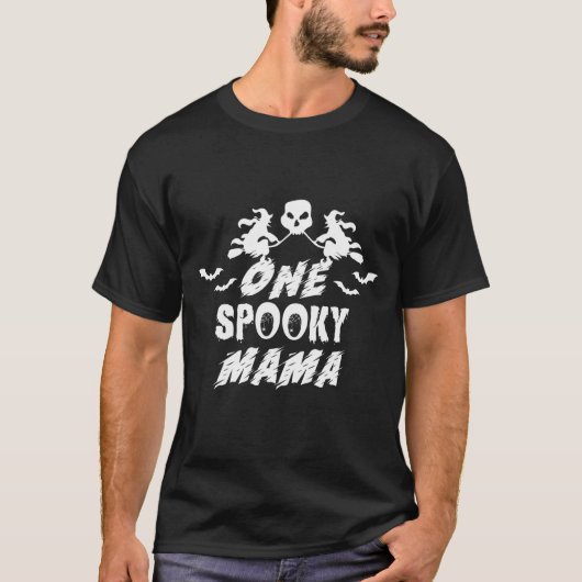 ハロウィンママ怖いコスチュームパーティー Tシャツ (正面)
