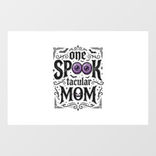 ハロウィンママ スプーキー ビンテージ 彫刻 Tシャツ デザイン ウィンドウサイン