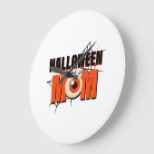 ハロウィンママ - ハロウィンコスチューム ラージ壁時計 (傾斜)