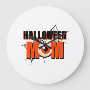 ハロウィンママ - ハロウィンコスチューム ラージ壁時計