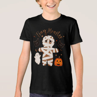 ハロウィンミイラ子供Tシャツ トライブレンドTシャツ