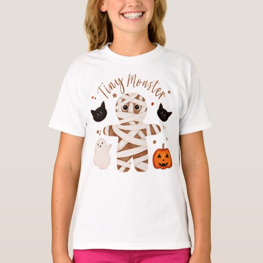 ハロウィンミイラ子供Tシャツ Tシャツ (正面)