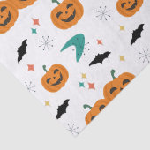 ハロウィンミッドセンチュリーパンプキンパターン 薄葉紙 (詳細)