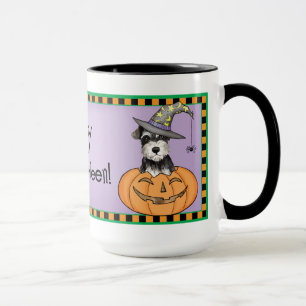 ハロウィンミニチュアシュナウザー マグカップ