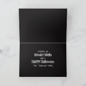 ハロウィンミニマルお洒落リストウィッチハットシューズ カード (内部)