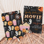 ハロウィンムービーナイトパーティー 招待状