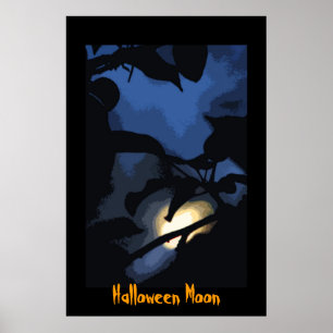 ハロウィンムーンポスター ポスター