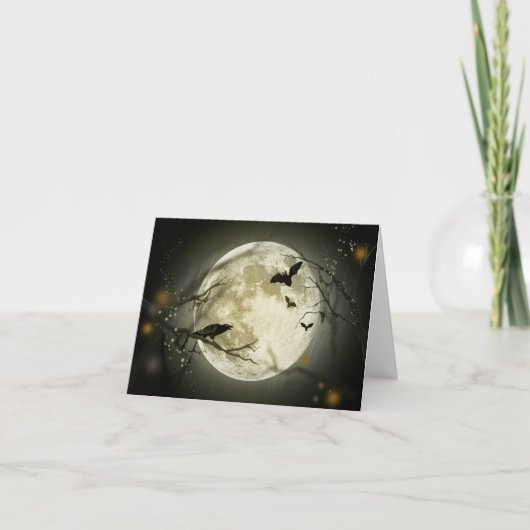 ハロウィンムーン カード (正面)