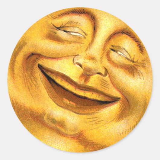 ハロウィンムーン ラウンドシール (正面)