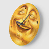 ハロウィンムーン ラージ壁時計 (傾斜)