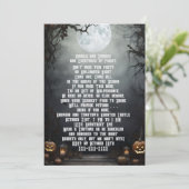 ハロウィンムーン 招待状 (スタンド正面)