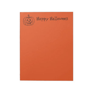 ハロウィンメモ帳カボチャ ノートパッド