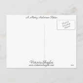 ハロウィンメリーの子猫 シーズンポストカード (裏面)