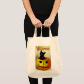 ハロウィンメリーの子猫 トートバッグ (正面(商品))