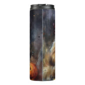 ハロウィンメーヌクーンキャットカボチャ怖い タンブラー (裏面)