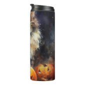 ハロウィンメーヌクーンキャットカボチャ怖い タンブラー (回転右)