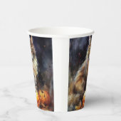 ハロウィンメーヌクーンキャットカボチャ怖い 紙コップ (右)