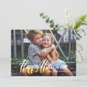 ハロウィンモダンの写真カード |横 シーズンカード (スタンド正面)