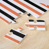 ハロウィンモダンキュート幽霊 ジグソーパズル (側面)