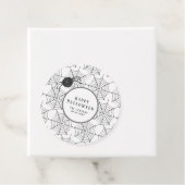 ハロウィンモダンデコレーション白黒スパイダーウェブ フェイバータグ (インサイチュ)