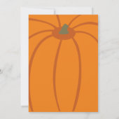 ハロウィンモダンパンプキンスマッシュパーティの招待状 招待状 (裏面)