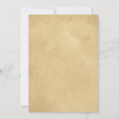 ハロウィンモダンリトルブベビーシャワー招待状 招待状 (裏面)