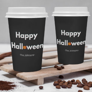 ハロウィンモダン紙カップパーソナライズされた- 紙コップ