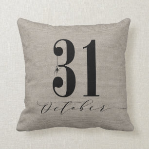 ハロウィンモダン10月31日スパイダーバーラップ クッション