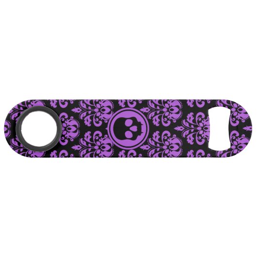 ハロウィンモノグラムのスカル スピード栓抜き (正面(横))